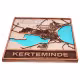 3D Bykort i træ Kerteminde,Træ bykort plakat 30*40 RZ-311