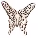 3D Wooden Butterfly 10*10 D RZ-443
