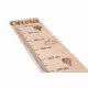 Balloon Height meter in wood with name RZ-433