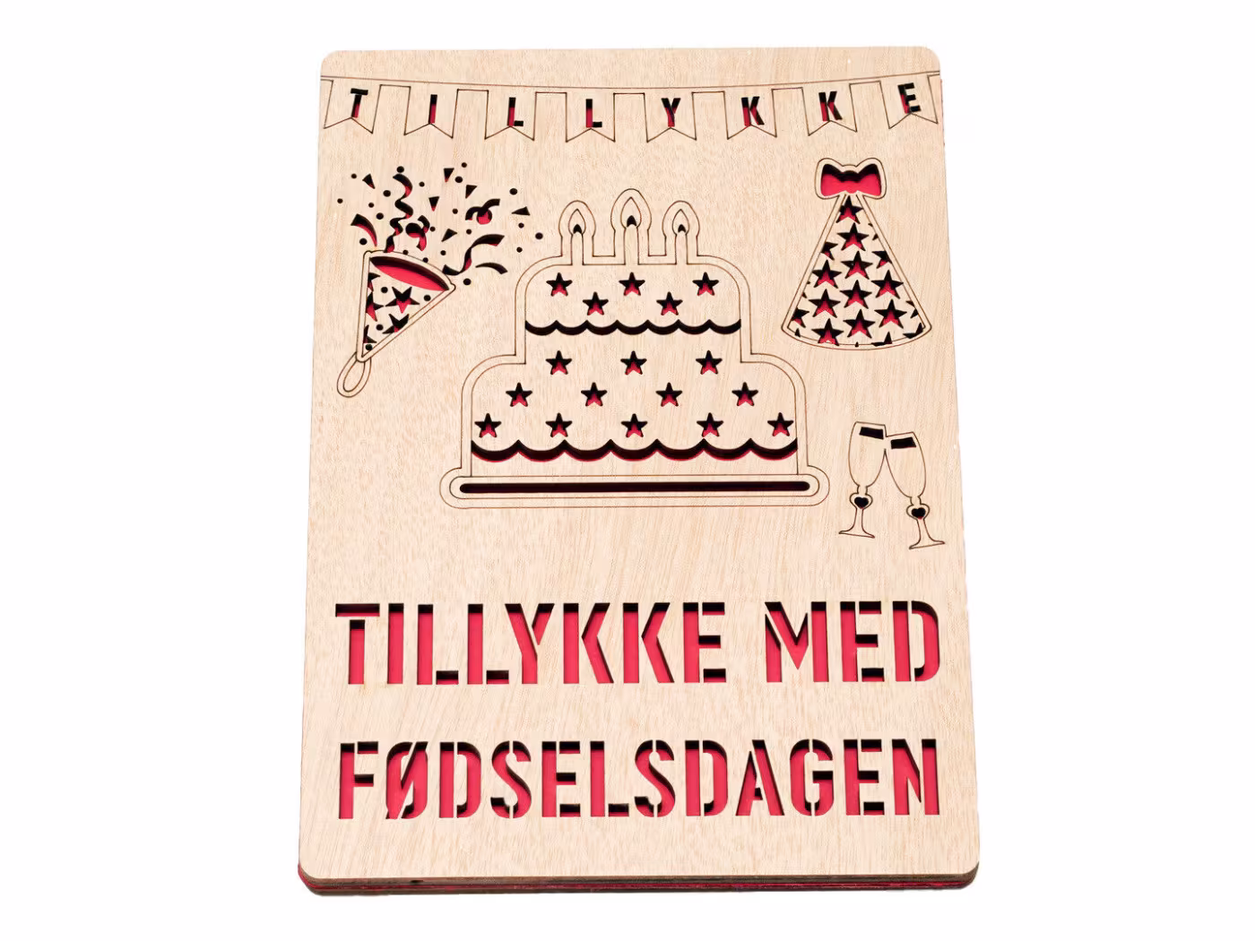 Fødselsdagskort, Sjove Lykønskningskort, Fødselsdag invitationer RZ-345