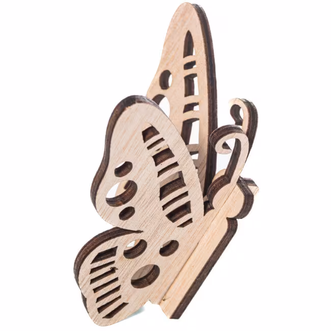 Butterfly made of wood, wooden decorations, Wood art RZ-136