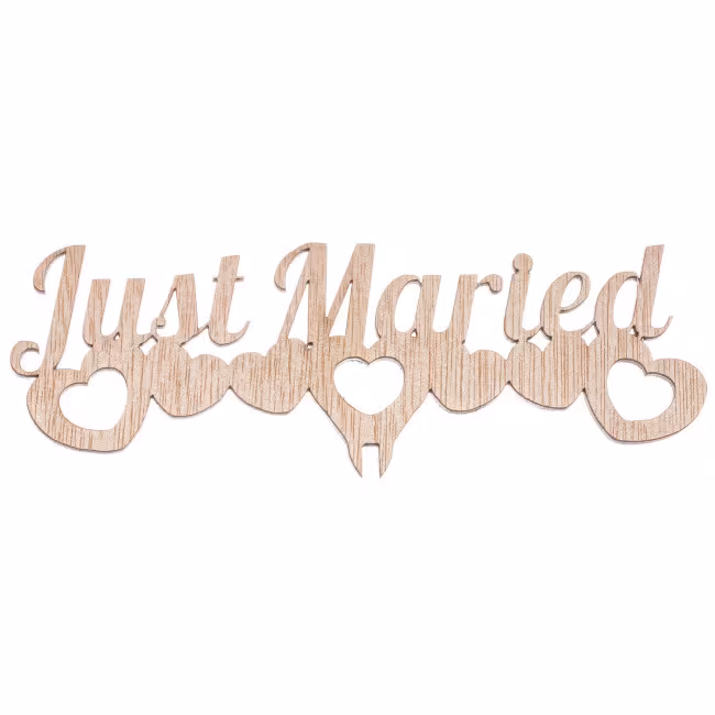 Caketopper, Kagetopper, Topper Just married RZ-151