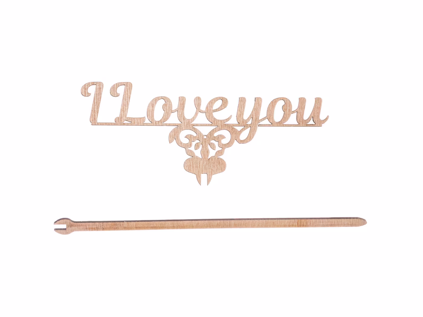 Caketopper, Kagetopper, Topper I love you RZ-152