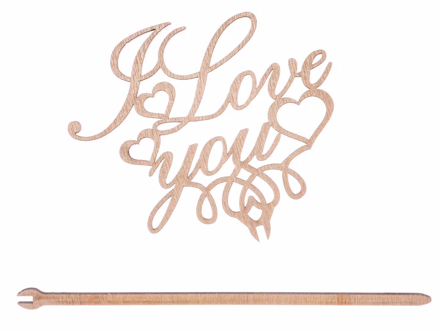 Caketopper, Kagetopper, Topper I love you RZ-153