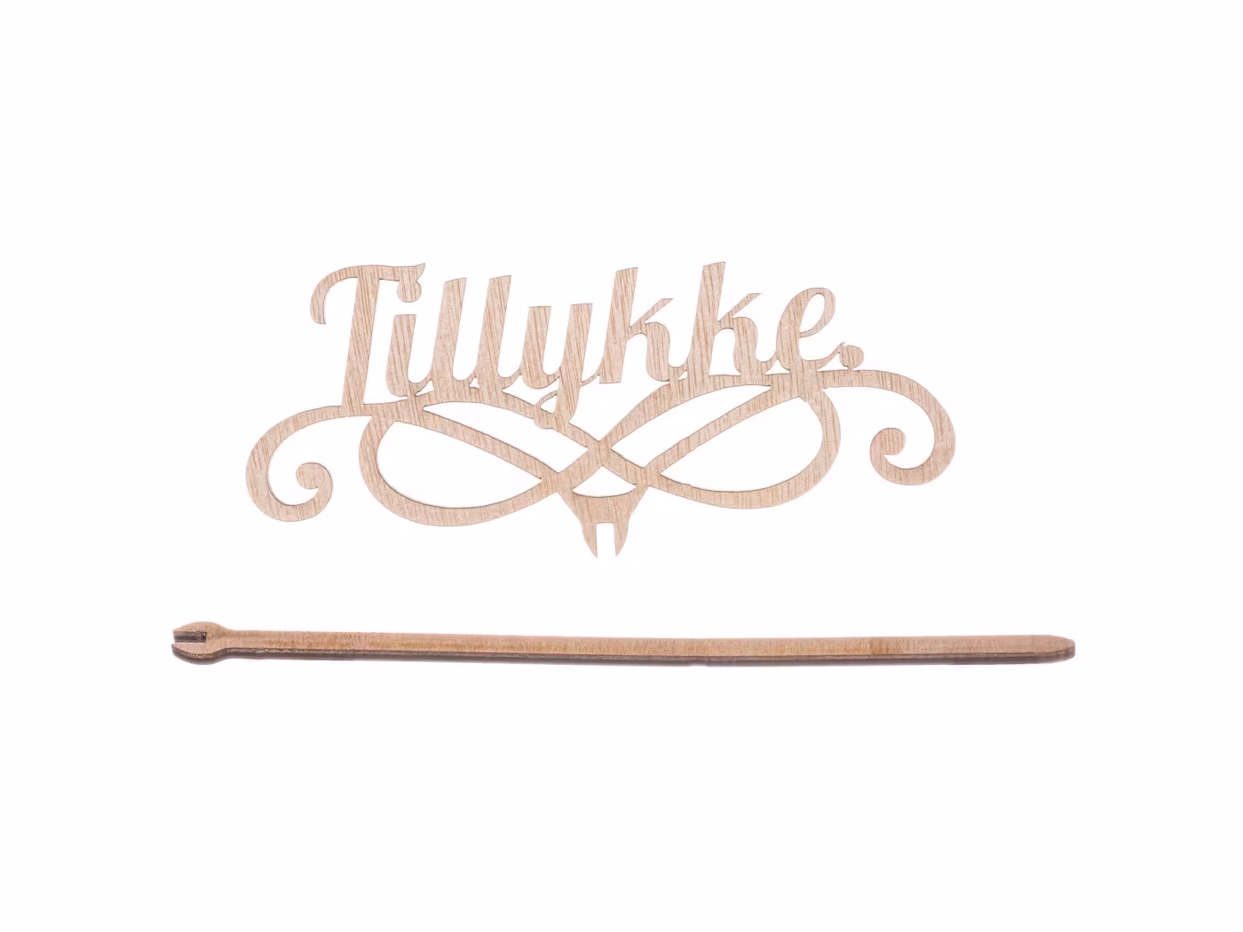 Caketopper, Kagetopper, Topper Tillykke RZ-159