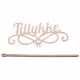 Caketopper, Kagetopper, Topper Tillykke RZ-159