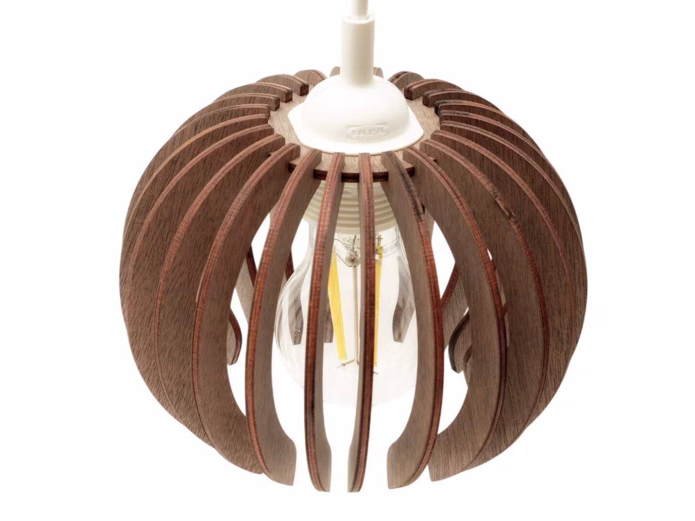 Loftslampe, Træ lysekrone, Trælampe, Lampe RZ-392
