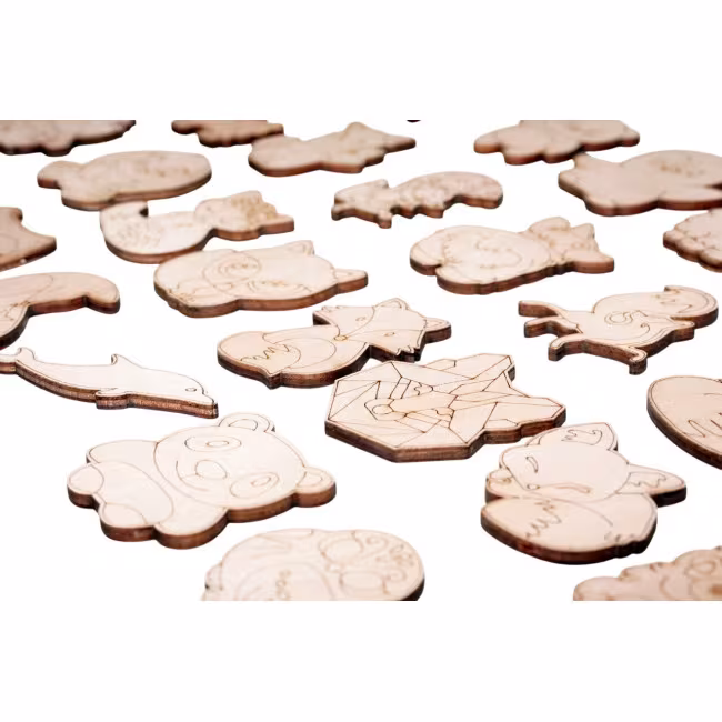 Children's wooden paint 