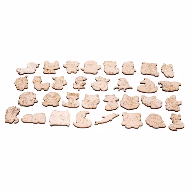 Children's wooden paint 