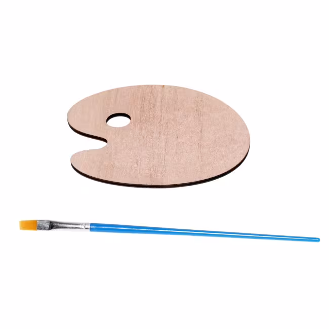 Children's wooden paint 