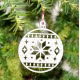 Weihnachtskugel, Weihnachtsbehang, Christbaumschmuck aus Holz O RZ-414