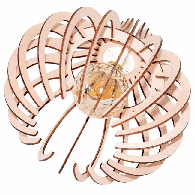 Loftslampe, Træ lysekrone RZ-318