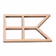 Denmark's flag in wood, 5 pcs RZ-264