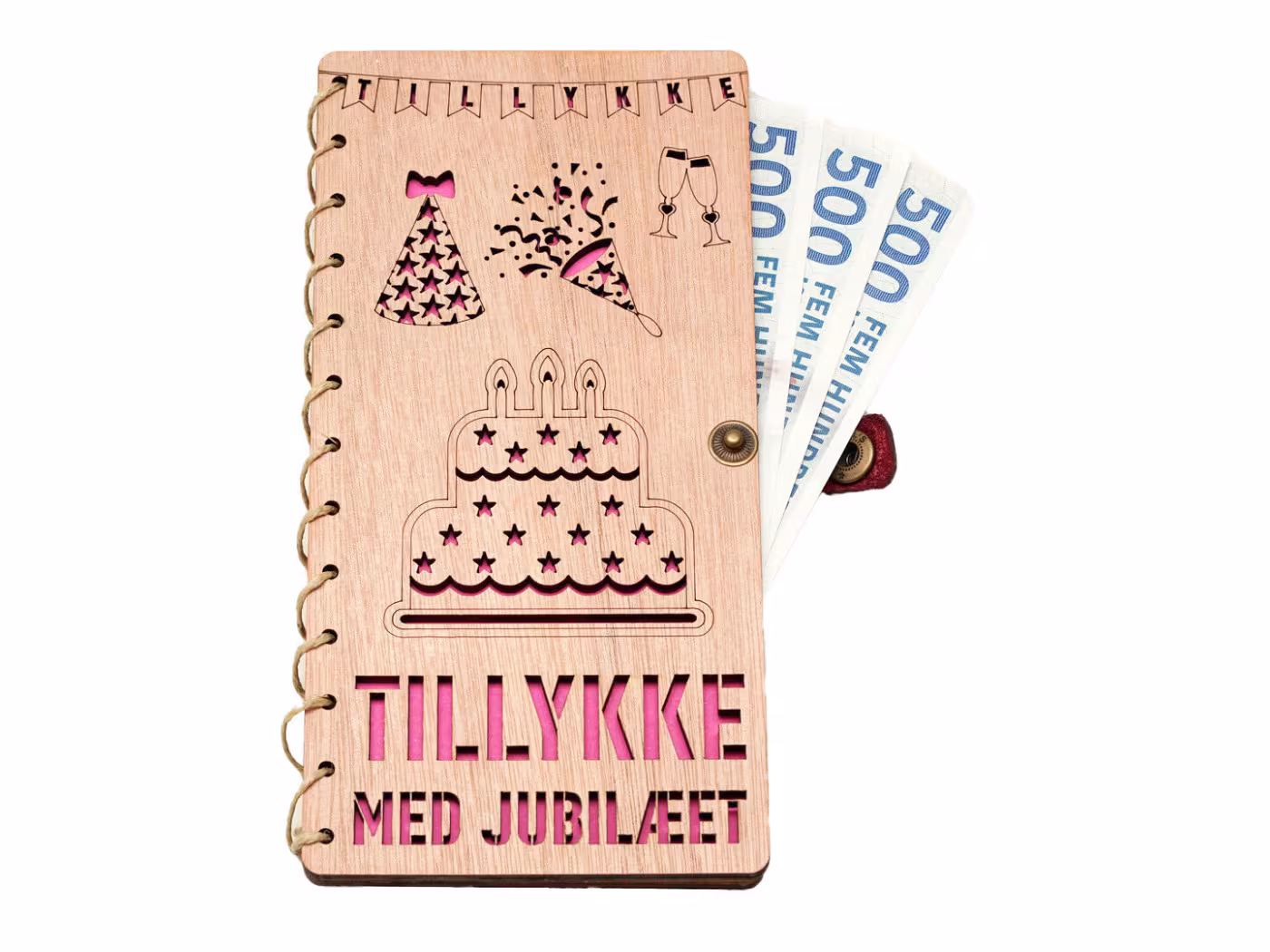 Konvolut til penge, lykønskningskort RZ-326