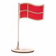 Danmarks flag lavet af træ RZ-338