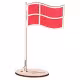 Danmarks flag lavet af træ RZ-338