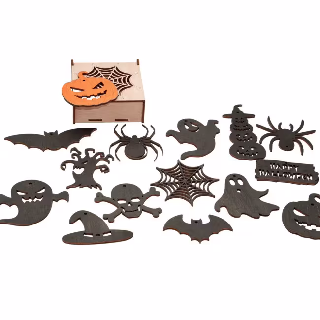 Halloween dekorationssæt, Sæt med figurer til Halloween RZ-364