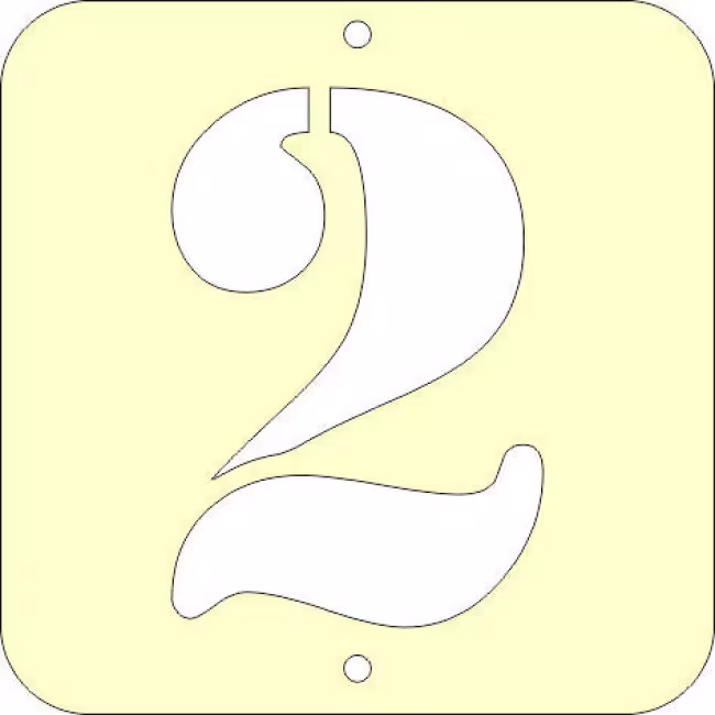 Hausnummer 15*15, Schild mit Hausnummer aus schwarzem oder weißem Acryl RZ-209
