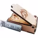 Key ring with engraving, stainless steel, engraved key ring 6*2 RZ-208