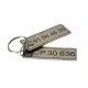 Key ring with engraving, stainless steel, engraved key ring 6*2 RZ-208
