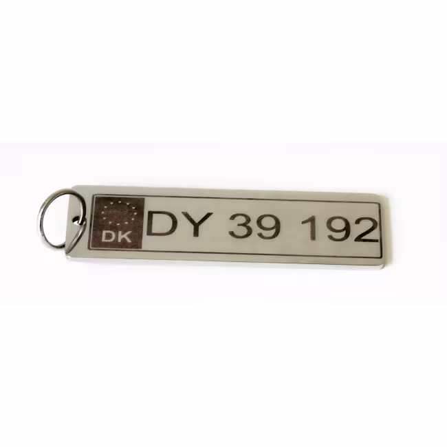 Key ring with engraving, stainless steel, engraved key ring 6*2 RZ-208