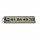 Key ring with engraving, stainless steel, engraved key ring 6*2 RZ-208