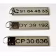 Key ring with engraving, stainless steel, engraved key ring 6*2 RZ-208