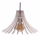 Pendel, burlampe lavet af træ, Trælampe Baidur RZ-395