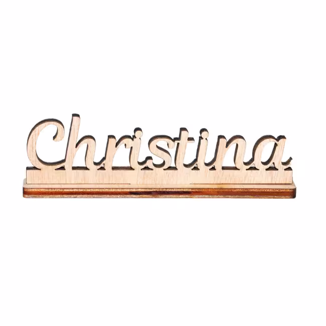Place cards wood, Place cards carved name RZ-237