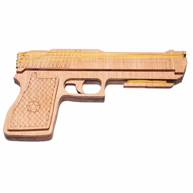 Gummipistole aus Holz, Gummipistole aus Holz RZ-450
