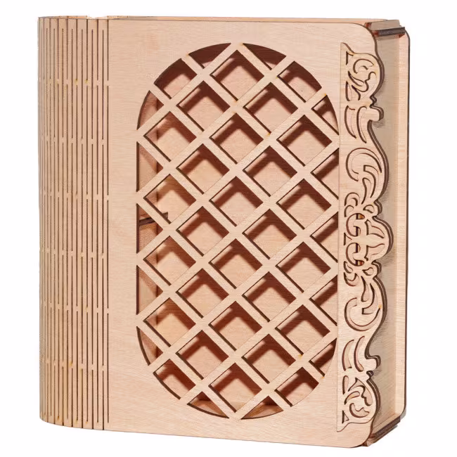 Small wooden box with lid, Small wooden box, Wooden box RZ-199