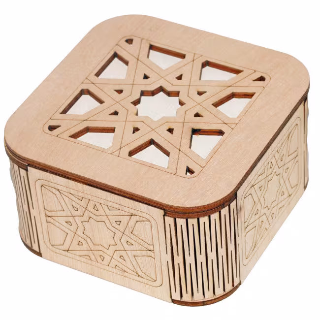 Kleine Holzkiste mit Deckel, Kleine Holzkiste, Holzkiste RZ-194