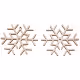 Snowflake 3D, Christmas decoration made of wood RZ-386