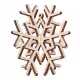 Snowflake 3D, Christmas decoration made of wood RZ-386