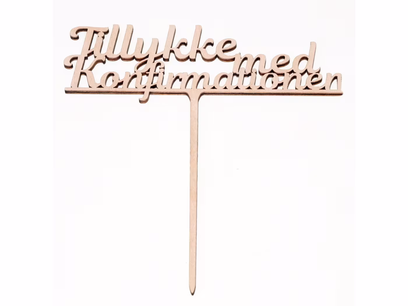 Topper Tillykke med konfirmationen, Caketopper, Kagetopper RZ-307