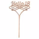 Topper Hello 18, Caketopper, Kagetopper RZ-222