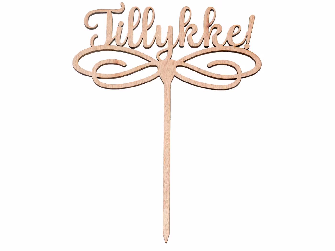 Topper Tillykke, Caketopper, Kagetopper RZ-220