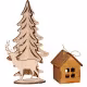 Baumhaus für Weihnachten, Christbaumschmuck, Baumhausdekorationen RZ-189