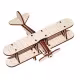 Træfly model - kreative hjemme borddekorationer, kreative håndværk, retro-stil træfly 18*20*8 cm RZ-423