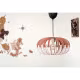 Wooden chandelier, ceiling lamp RZ-321