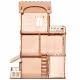 Wooden dollhouse 3 floors, 70*52*20 RZ-251