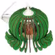 Trælampe, Lampe, Loftslampe, Træ lysekrone RZ-393