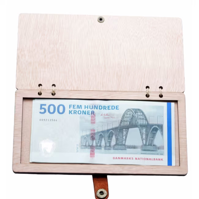 Geldkarte aus Holz, alles Gute zum Geburtstag, Geldgeschenk RZ-290