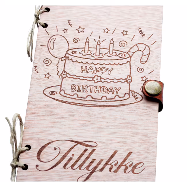 Geldkarte aus Holz, alles Gute zum Geburtstag, Geldgeschenk RZ-290