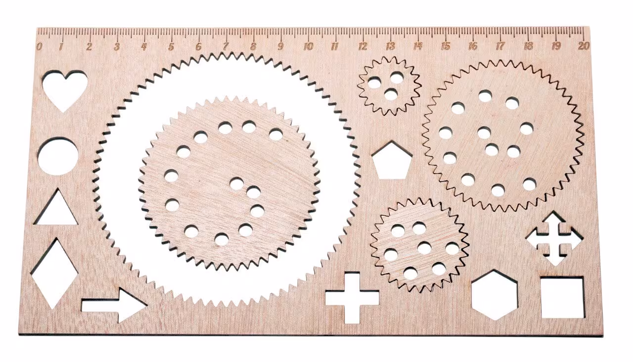 Trælineal, tegneskabelon RZ-425