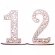 Wooden table numbers, Wedding table numbers, Carved table numbers RZ-119