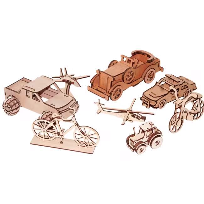 Holzspielzeug – Polizei-Streifenwagen 20*9*8 cm RZ-438