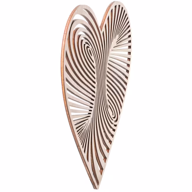 Wooden wall decoration, Wooden art, wooden decorations for the wall, wooden decorations heart RZ-131