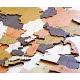World map in wood, 3D World map in wood, Wooden map on the wall RZ-256