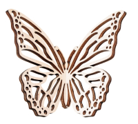 3D-Schmetterling aus Holz 10*10 F